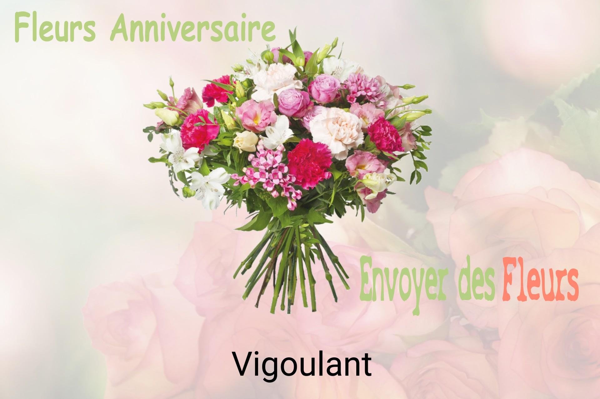 Bouquet de fleurs d’anniversaire livré à Vigoulant